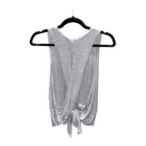 Forever 21 Active Twist-Back Tank Top - Gray